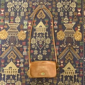 Vintage Coach Brown Crossbody Purse